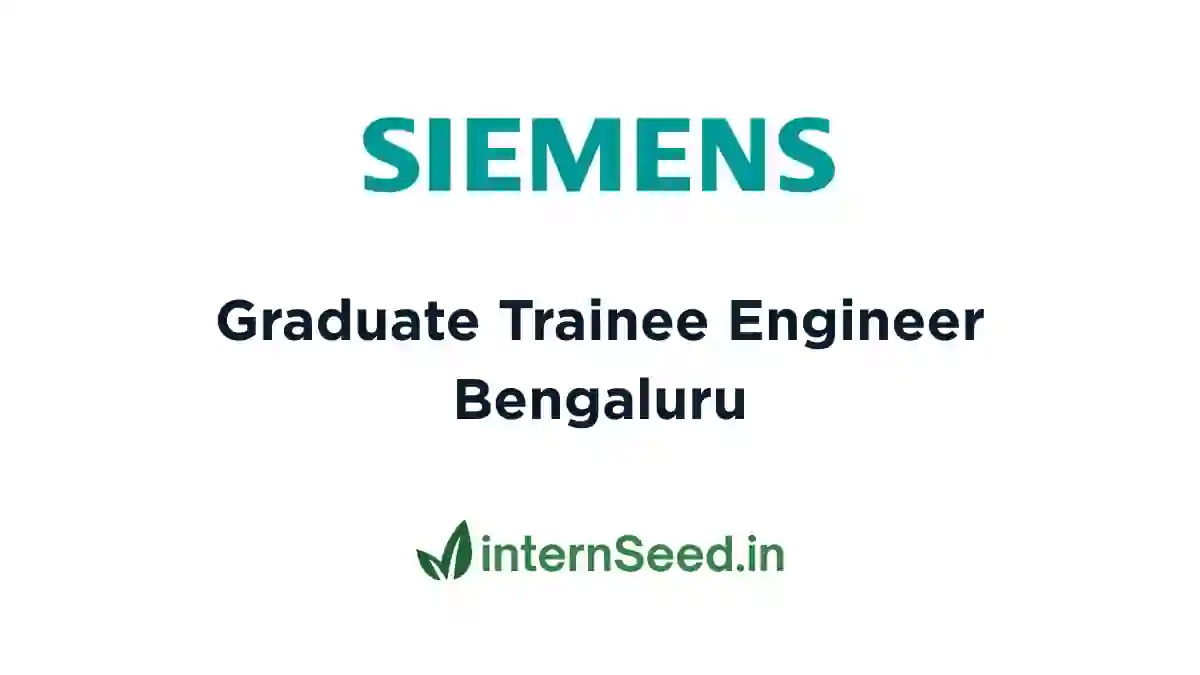 Siemens Graduate Trainee Engineer
