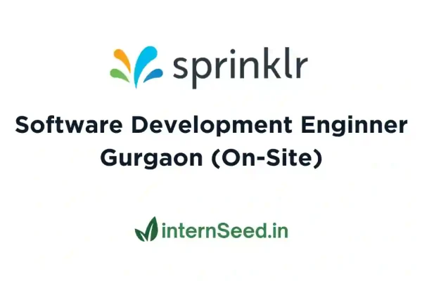 Software Development Engineer – QA at Sprinklr (Gurgaon) sprinklr software development engineer