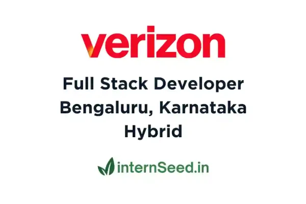 Full Stack Developer Role at Verizon – Apply Now Verizon Full Stack Developer