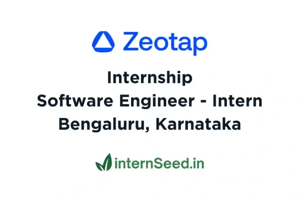 Zeotap Software Engineer Internship – Apply Now Zeotap Software Engineer Internship