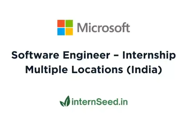 Microsoft Software Engineer Internship 2025 – Apply Now! Microsoft Software Engineer Internship