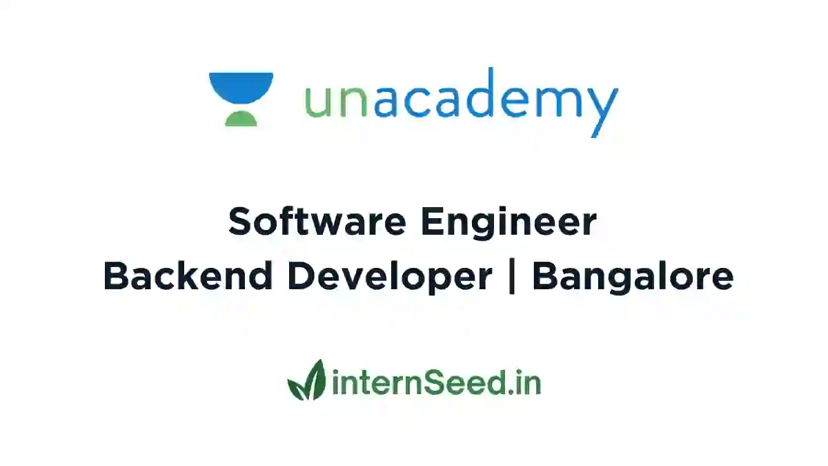 Unacademy Software Backend Developer